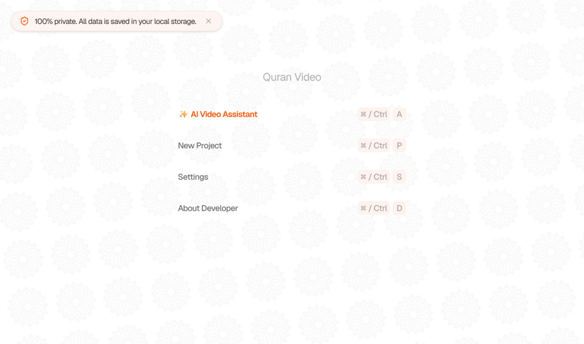 QuranVid - AI Quran Video Generator